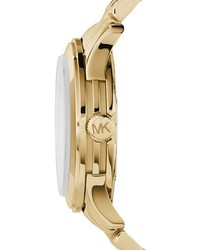 MICHAEL Michael Kors Michl Kors Runway Logo Dial Bracelet Watch 45mm