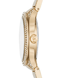 MICHAEL Michael Kors Michl Michl Kors Mini Kerry 33mm Golden Stainless Steel Watch
