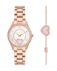 MICHAEL Michael Kors Mini Lauren Bracelet Watch Bangle Set