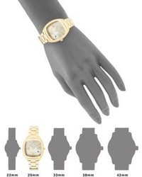 Fendi Moto Mother Of Pearl Goldtone Stainless Steel Bracelet Watch