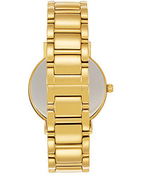 Kate Spade New York Gramercy Grand Pave Crystal Goldtone Stainless Steel Bracelet Watch
