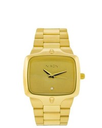 Nixon Gold Tone Player Watch