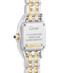 Cartier Panthre De 22mm Small 18 Karat Gold And Stainless Watch