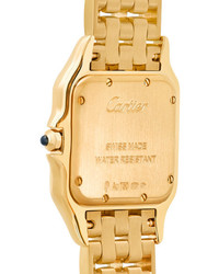 Cartier Panthre De 27mm Medium 18 Karat Gold Watch