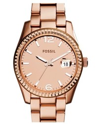 Fossil Perfect Boyfriend Mirrored Dial Bracelet Watch 39mm