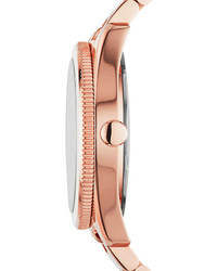 Fossil Perfect Boyfriend Rose Tone Stainless Steel Watch