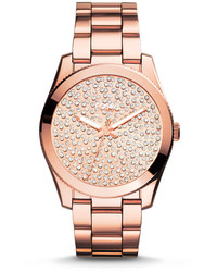Fossil Perfect Boyfriend Rose Tone Stainless Steel Watch