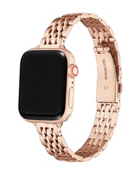 The Posh Tech Posh Tech Rainey Skinny Gold Stainless Band For Apple Watch