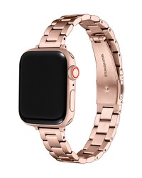 The Posh Tech Posh Tech Sloan Skinny Gold Stainless Band For Apple Watch