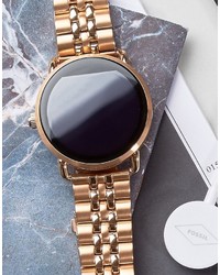 Fossil Q Wander Bracelet Smart Watch In Rose Gold Ftw2112