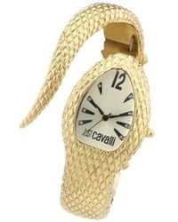 Just Cavalli R7253153517 Poison Gold Ion Plated Coated Stainless Steel Triangular Watch