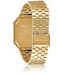 Nixon Re Run Digital Watch Gold