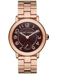 Marc Jacobs Riley Rose Goldtone Stainless Steel Bracelet Watch