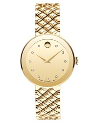 Movado Sapphire Diamond Bracelet Watch