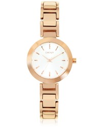 DKNY Stanhope Rose Gold Tone Stainless Steel Watch