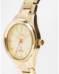 Vivienne Westwood Time Machine Gold Bracelet Watch Vv111gd