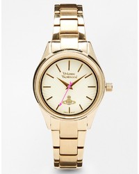 Vivienne Westwood Time Machine Gold Bracelet Watch Vv111gd