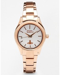 Vivienne Westwood Time Machine Rose Gold Bracelet Watch Vv111rs