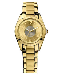 Tommy Hilfiger Round Bracelet Watch 30mm Gold