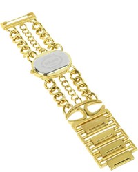 Just Cavalli Trinity Collection Chain Bracelet Watch