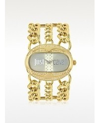 Just Cavalli Trinity Collection Chain Bracelet Watch