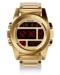 Nixon Unit Stainless Steel Digital Bracelet Watch