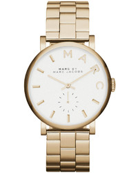 Marc by Marc Jacobs Watch Baker Gold Tone Stainless Steel Bracelet 37mm Mbm3243