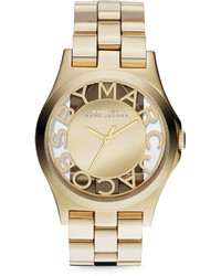 Marc by Marc Jacobs Yellow Golden Mirror Watch