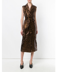 Marco De Vincenzo Coat Style Wrap Dress