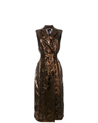Marco De Vincenzo Coat Style Wrap Dress