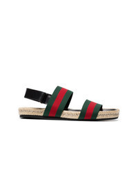 Green and Red Sandals