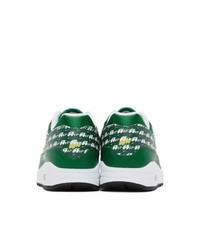 Nike Green Powerwall Air Max 1 Prm Sneakers