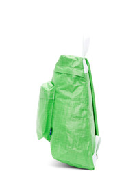 Comme Des Garcons SHIRT Green Poly Small Backpack