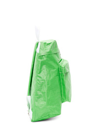 Comme Des Garcons SHIRT Green Poly Small Backpack
