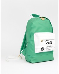 Mi-pac X Tatty Devine Mini Green Gin Backpack