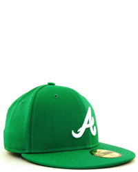 New Era Atlanta Braves The Logo of Leather 59FIFTY Cap - Macy's