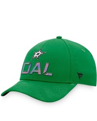 FANATICS Branded Kelly Green Dallas Stars Authentic Pro Team Locker Room Adjustable Hat At Nordstrom