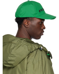 MONCLER GRENOBLE Green Logo Cap
