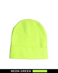 Asos Neon Beanie Hat