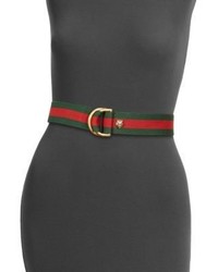 Gucci Sylvie Web D Ring Belt