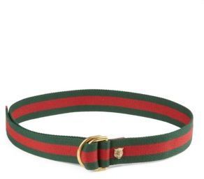 Gucci Sylvie Web D Ring Belt, $295 
