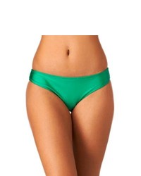 Playful Promises High Shine Bikini Bottom Emerald Green