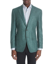 Canali Siena Classic Fit Check Sport Coat