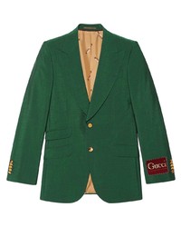 Gucci Single Breasted Blazer Jacket