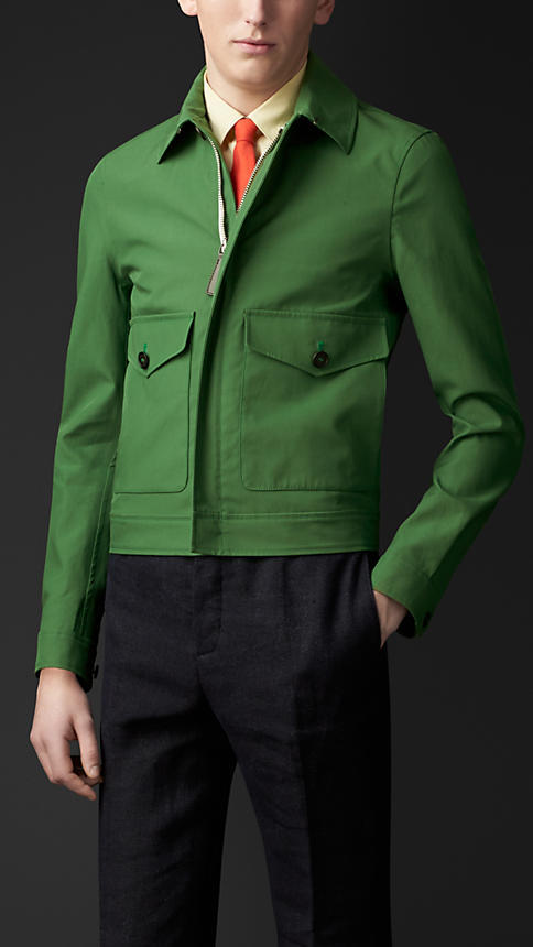 Burberry Cotton Bomber Jacket