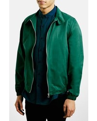 Topman Green Harrington Jacket