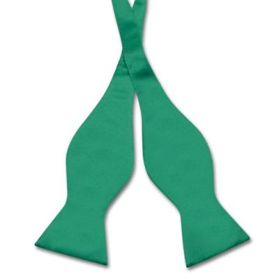 Vesuvio Napoli Self Tie Bow Tie Solid Emerald Green Color Bowtie ...