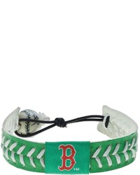 Gamewear Boston Red Sox Leather Baseball Bracelet