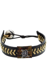 Gamewear Detroit Tigers Leather Baseball Bracelet