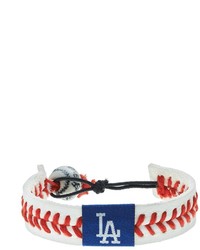 Gamewear Los Angeles Dodgers Leather Baseball Bracelet